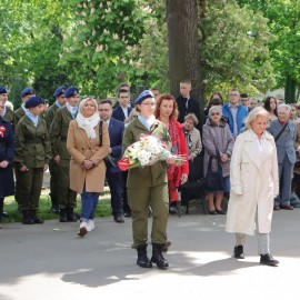 powiększ zdjęcie: Legnica uczciła 80. rocznicę zakończenia II wojny światowej