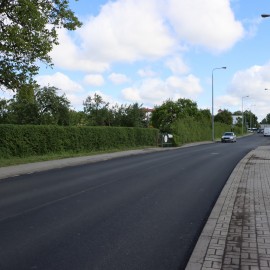 powiększ zdjęcie: Remont ul. Schumana. Prace na finiszu