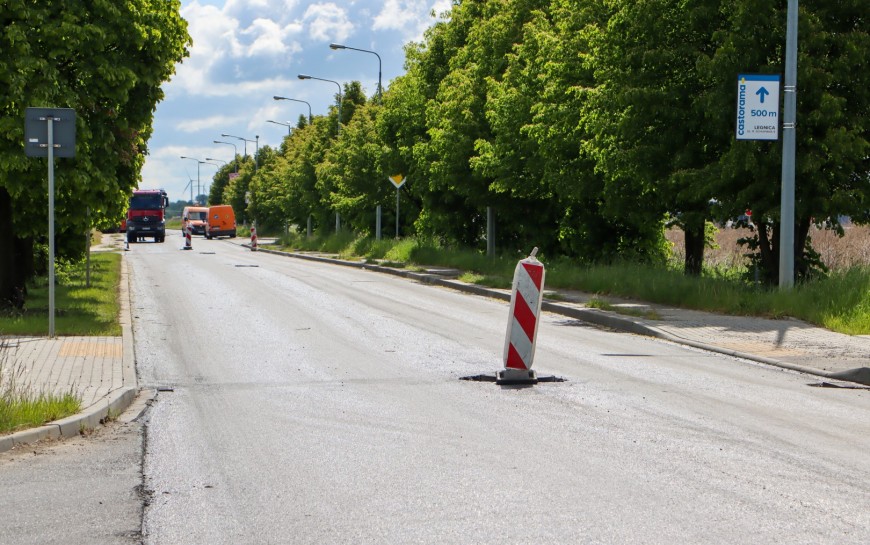 Zobacz jak przebiegają prace na remontowanej ul. Spółdzielczej