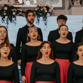 powiększ zdjęcie: Lodz Chamber Choir z Łodzi zdobył Grand Prix Legnica Cantat