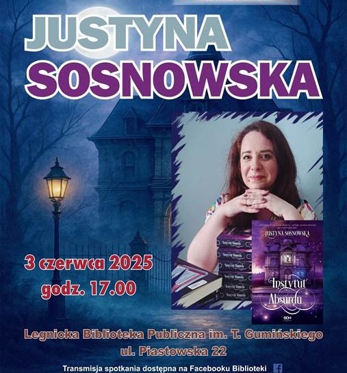 Zapraszamy na spotkanie z Justyną Sosnowską, autorką fantasy z humorem