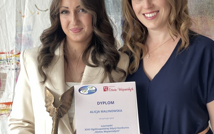 Alicja Malinowska laureatką ogólnopolskiego konkursu "Ośmiu ...