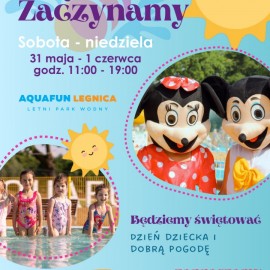 powiększ zdjęcie: Aquafun Legnica zaprasza na otwarcie sezonu letniego