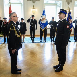 powiększ zdjęcie: Obchody Dnia Strażaka