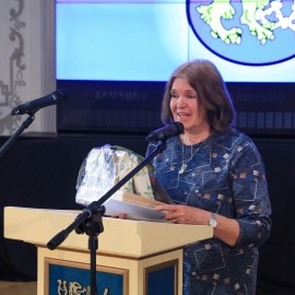 powiększ zdjęcie: Uroczysta sesja Rady Miejskiej z honorami i wyróżnieniami