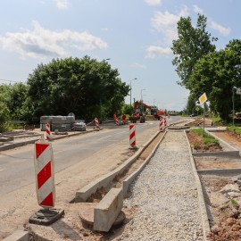 powiększ zdjęcie: Legnicki Program Drogowy. Trwa modernizacja ul. Sudeckiej