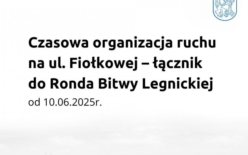 Uwaga kierowcy: zmiana organizacji ruchu na ul. Fiołkowej od 10 czerwca