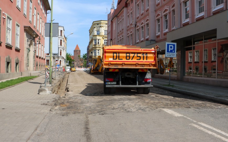 Trwa przebudowa ul. Gwarnej i Złotoryjskiej. Zmiana organizacji ruchu od 11 czerwca