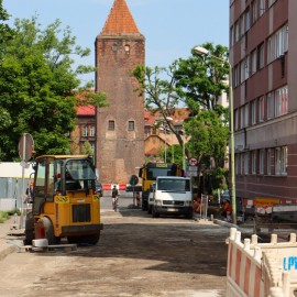powiększ zdjęcie: Trwa przebudowa ul. Gwarnej i Złotoryjskiej. Zmiana organizacji ruchu od 11 czerwca