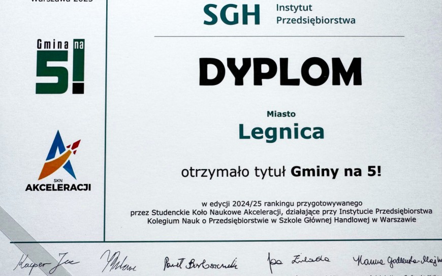 Legnica Gminą na 5!