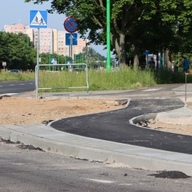 powiększ zdjęcie: Legnicki Program Drogowy. Ul. Sudecka prawie gotowa