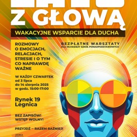 powiększ zdjęcie: „Lato z głową – wakacyjne wsparcie dla ducha” – warsztaty dla młodzieży