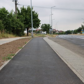 powiększ zdjęcie: Ulica Sudecka po modernizacji – przejezdna przed terminem