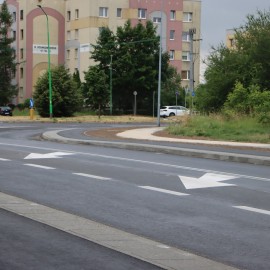 powiększ zdjęcie: Ulica Sudecka po modernizacji – przejezdna przed terminem