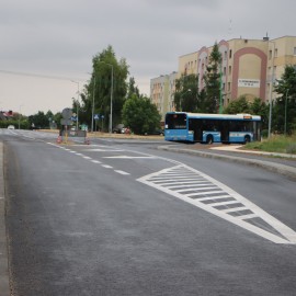 powiększ zdjęcie: Ulica Sudecka po modernizacji – przejezdna przed terminem
