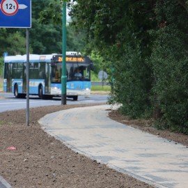 powiększ zdjęcie: Ulica Sudecka po modernizacji – przejezdna przed terminem