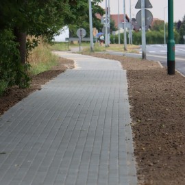 powiększ zdjęcie: Ulica Sudecka po modernizacji – przejezdna przed terminem