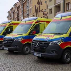 powiększ zdjęcie: Nasz region wzbogacił się o karetki z najwyższej półki
