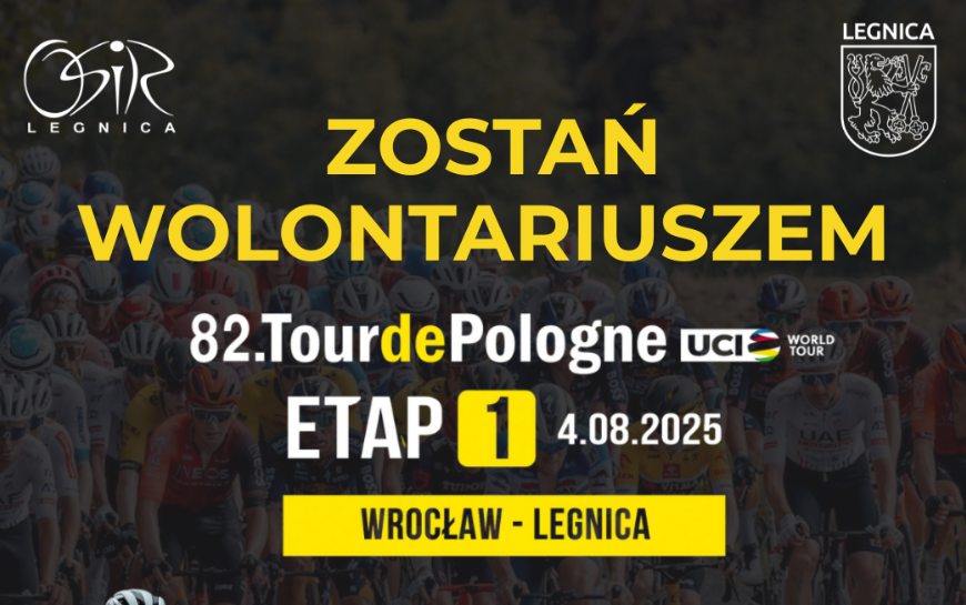 Zostań wolontariuszem podczas Tour de Pologne