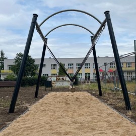 powiększ zdjęcie: LBO 2025. Na Zosinku powstał atrakcyjny park linowy