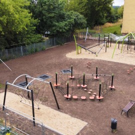 powiększ zdjęcie: LBO 2025. Na Zosinku powstał atrakcyjny park linowy