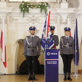 powiększ zdjęcie: Święto Policji w Sali Królewskiej Akademii Rycerskiej
