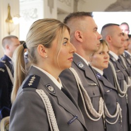 powiększ zdjęcie: Święto Policji w Sali Królewskiej Akademii Rycerskiej