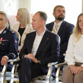 powiększ zdjęcie: Święto Policji w Sali Królewskiej Akademii Rycerskiej