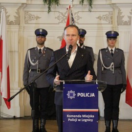 powiększ zdjęcie: Święto Policji w Sali Królewskiej Akademii Rycerskiej
