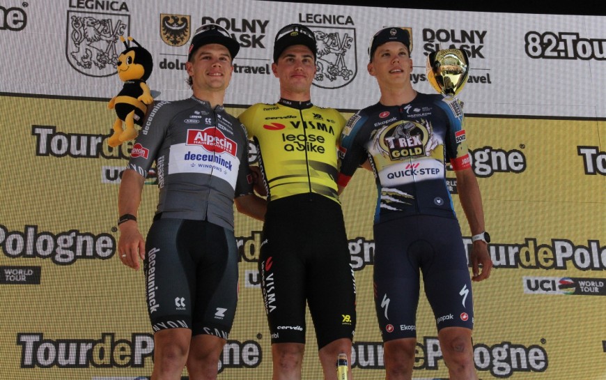 Olav Kooij wygrał w Legnicy pierwszy etap 82. Tour de Pologne