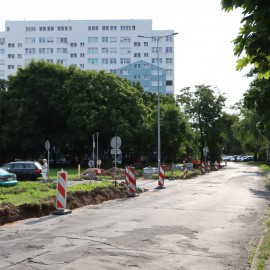powiększ zdjęcie: Ruszyła modernizacja ul. Biegunowej na os. Kopernika