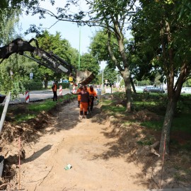 powiększ zdjęcie: Ruszyła modernizacja ul. Biegunowej na os. Kopernika