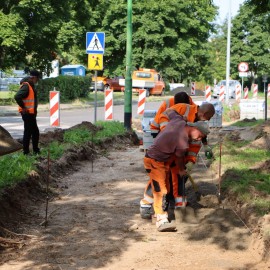 powiększ zdjęcie: Ruszyła modernizacja ul. Biegunowej na os. Kopernika