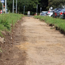 powiększ zdjęcie: Ruszyła modernizacja ul. Biegunowej na os. Kopernika