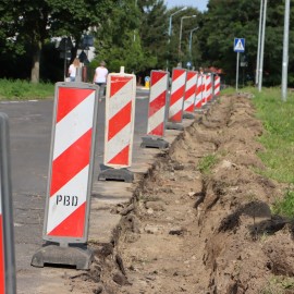 powiększ zdjęcie: Ruszyła modernizacja ul. Biegunowej na os. Kopernika