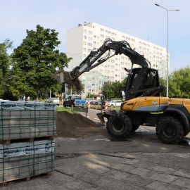 powiększ zdjęcie: Ruszyła modernizacja ul. Biegunowej na os. Kopernika