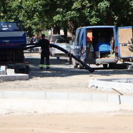 powiększ zdjęcie: Budowa ul. Adama Mickiewicza – postępy prac