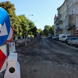 powiększ zdjęcie: Remont ul. Powstańców Śląskich. Zobacz jak przebiegają prace