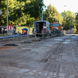 powiększ zdjęcie: Remont ul. Powstańców Śląskich. Zobacz jak przebiegają prace