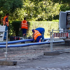 Remont ul. Powstańców Śląskich. Zobacz jak przebiegają prace