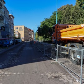 powiększ zdjęcie: Remont ul. Powstańców Śląskich. Zobacz jak przebiegają prace