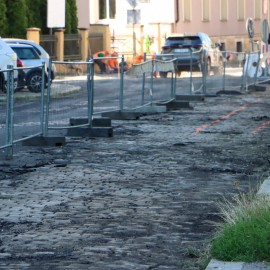 powiększ zdjęcie: Remont ul. Powstańców Śląskich. Zobacz jak przebiegają prace