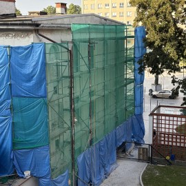 powiększ zdjęcie: Trwa rewitalizacja tzw. małego budynku urzędu miasta