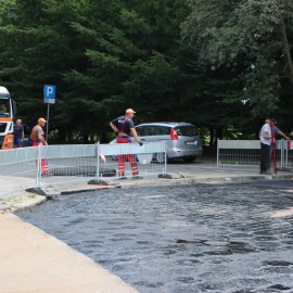 powiększ zdjęcie: Budowa ul. Mickiewicza w Legnicy – prace są zaawansowane