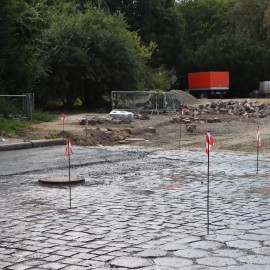 powiększ zdjęcie: Budowa ul. Mickiewicza w Legnicy – prace są zaawansowane