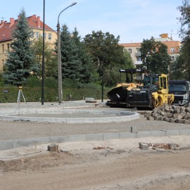 powiększ zdjęcie: Budowa ul. Mickiewicza w Legnicy – prace są zaawansowane