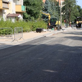powiększ zdjęcie: Budowa ul. Mickiewicza w Legnicy – prace są zaawansowane