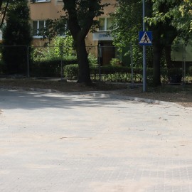 powiększ zdjęcie: Przebudowa ul. Łowickiej na finiszu