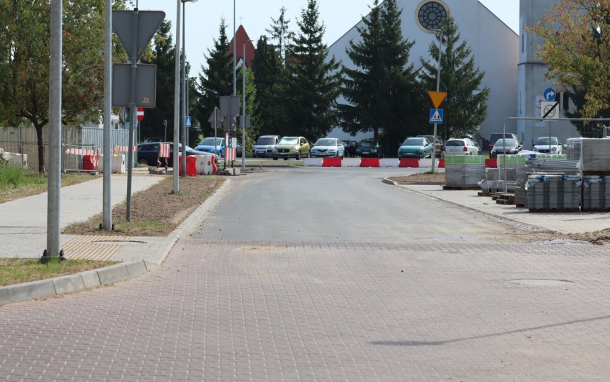 Przebudowa ul. Łowickiej na finiszu