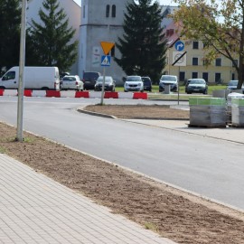 powiększ zdjęcie: Przebudowa ul. Łowickiej na finiszu